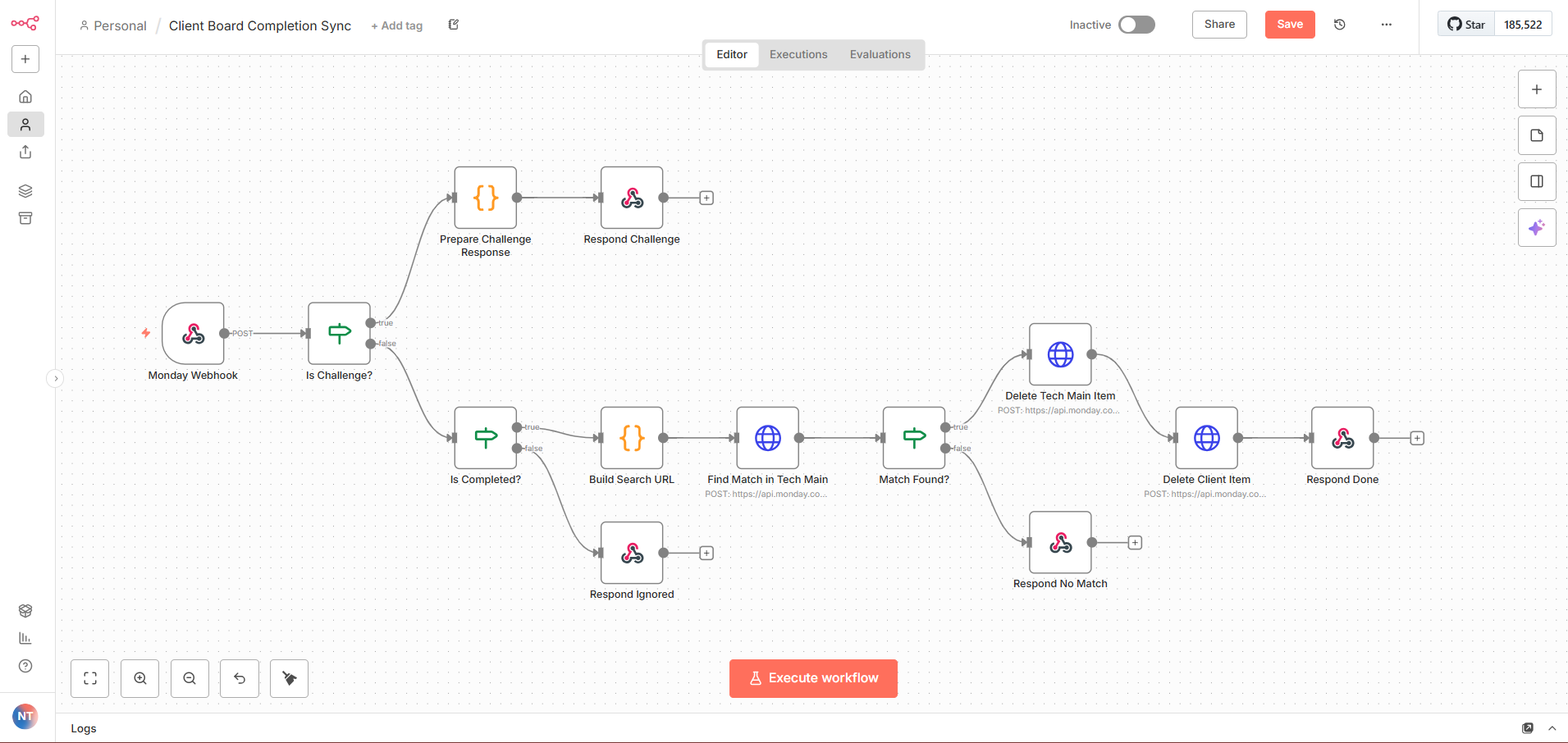 Monday.com Automation Workflow